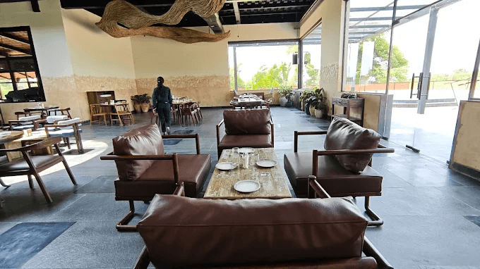 Mathra Cafe Hackathon Venue Seating Area
